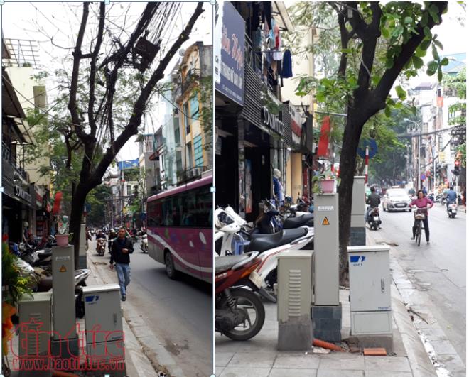 Thanh thải cáp tại phố Đội Cấn, trả lại vẻ phong quang cho tuyến phố ảnh 11